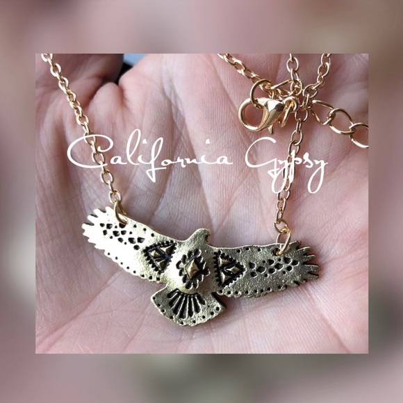 Etched Thunderbird Necklace - Picture 4 of 4